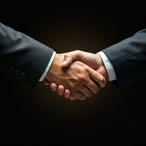 Professional handshake